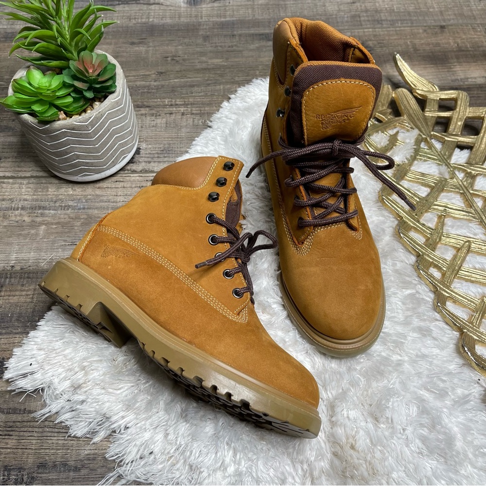 Red Wing Shoes Leather Lace Ankle Boots